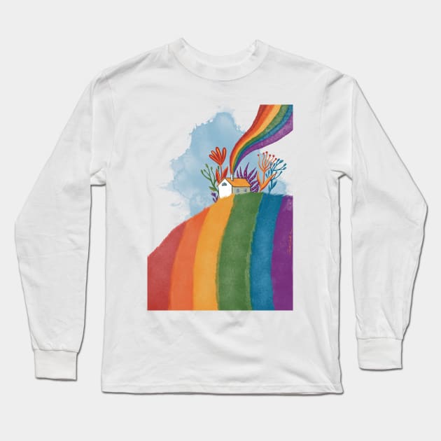 Pride House Long Sleeve T-Shirt by Sansara